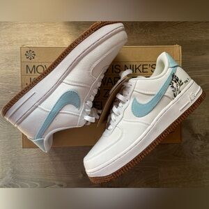 Nike Air Force 1 Indigo Sneakers